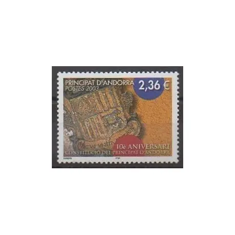 Andorre - 2003 - No 577 - Histoire Solde