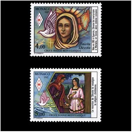 Paiement Sécurisé Timbre de collection de Monaco N° 1594/95 neuf sans charnière