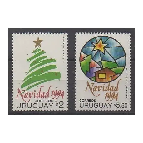Uruguay - 1994 - No 1499A/1499B - Noël Top Vente