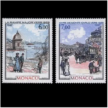 Timbre de collection de Monaco N° 1611/12 neuf sans charnière Nouvel Arrivage