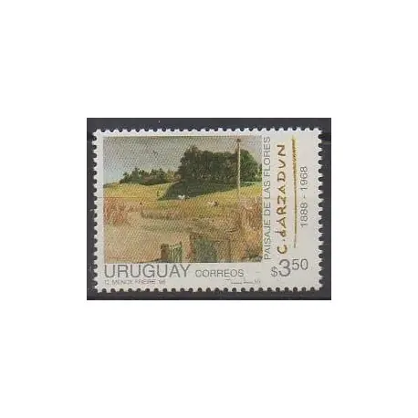 Uruguay - 1996 - No 1600 - Peinture Prix Réduit