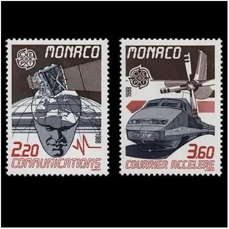 Jusqu’à Épuisement Des Stocks Timbre de collection de Monaco N° 1626/27 neuf sans charnière