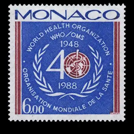 Timbre de collection de Monaco N° 1636 neuf sans charnière Livraison Gratuite