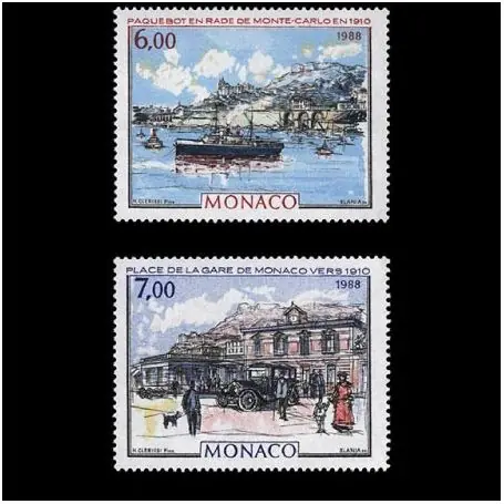 Timbre de collection de Monaco N° 1643/44 neuf sans charnière Édition Limitée
