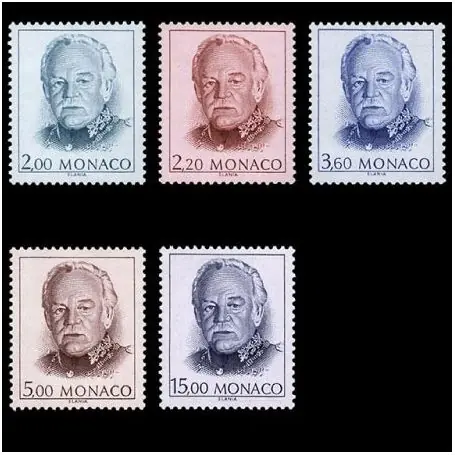 Commande En Gros Timbre de collection de Monaco N° 1671/75 neuf sans charnière