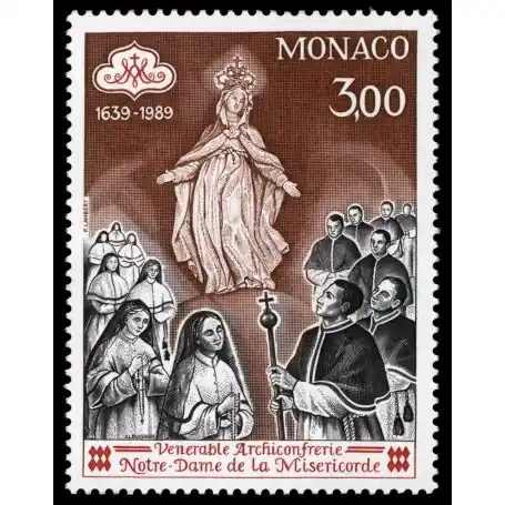 Dernière Chance Timbre de collection de Monaco N° 1677 neuf sans charnière