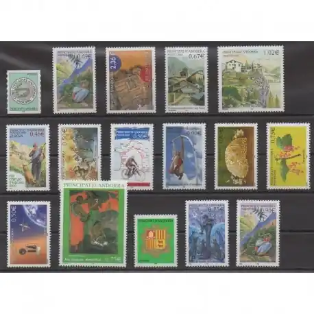 Original Andorre - Année complète - 2003 - No 575/590