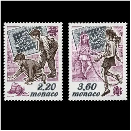 Dernière Chance Timbre de collection de Monaco N° 1686/87 neuf sans charnière