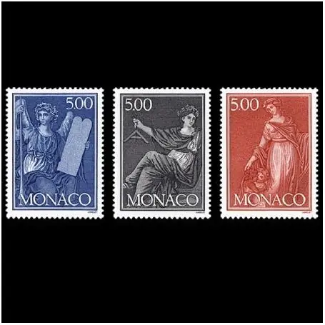En Vogue Timbre de collection de Monaco N° 1688/90 neuf sans charnière