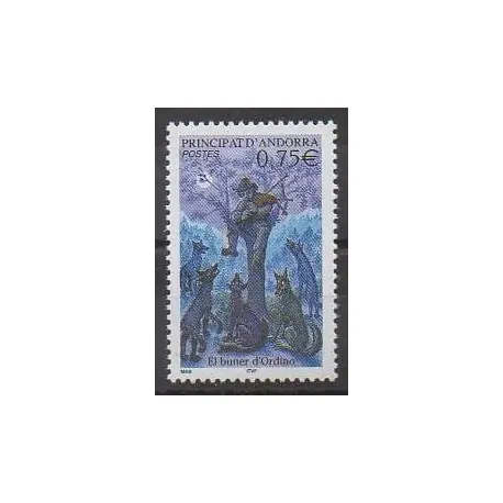 Andorre - 2003 - No 589 - Littérature Dernière Chance