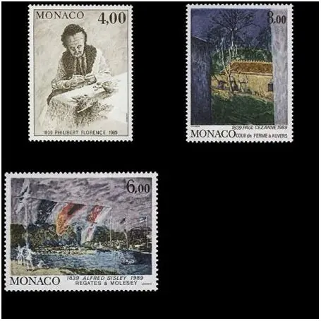 Nouveauté Timbre de collection de Monaco N° 1693/95 neuf sans charnière
