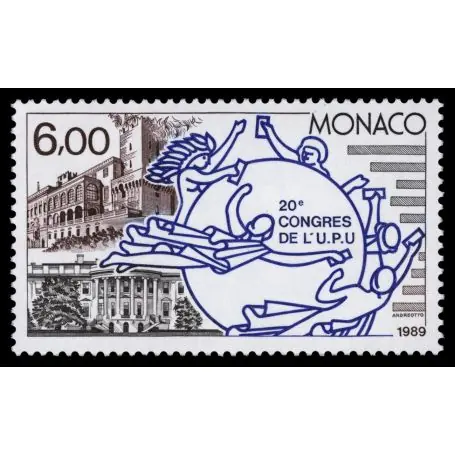 Timbre de collection de Monaco N° 1702 neuf sans charnière Achetez Aujourd’hui