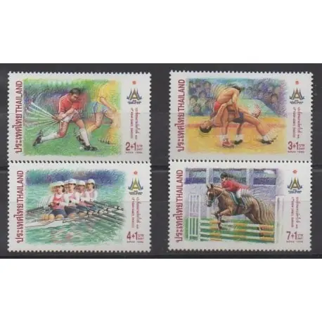 Artisanat Thaïlande - 1998 - No 1829/1832 - Sports divers