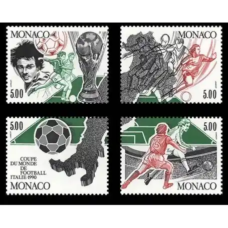 Satisfait Ou Remboursé Timbre de collection de Monaco N° 1726/29 neuf sans charnière