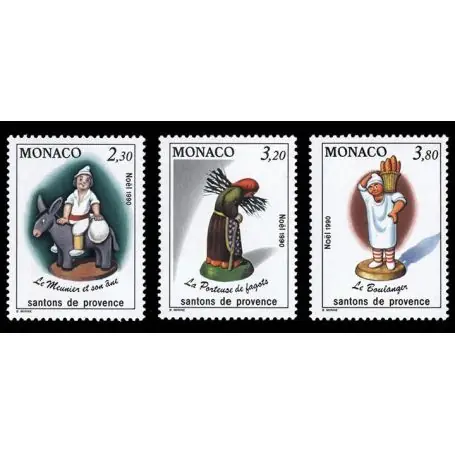 Timbre de collection de Monaco N° 1743/45 neuf sans charnière Offre Exclusive