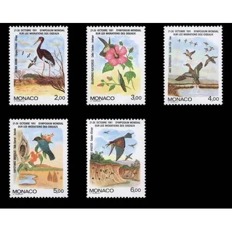 Bon Plan Timbre de collection de Monaco N° 1754/58 neuf sans charnière