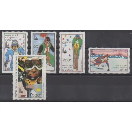 Must-Have Congo (République du) - 1979 - No PA259/PA263 - Sports divers