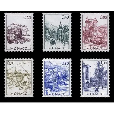 Promotion Saisonnière Timbre de collection de Monaco N° 1762/67 neuf sans charnière