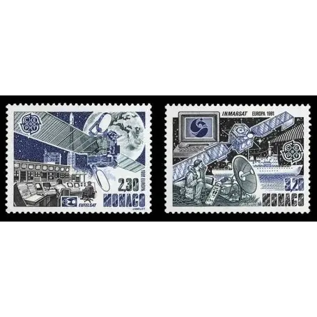 Timbre de collection de Monaco N° 1768/69 neuf sans charnière Affaire À Saisir