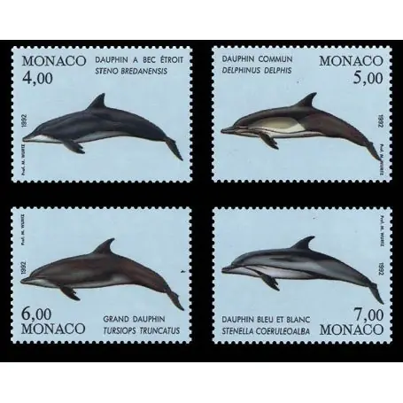 Timbre de collection de Monaco N° 1821/24 neuf sans charnière Produit De Marque