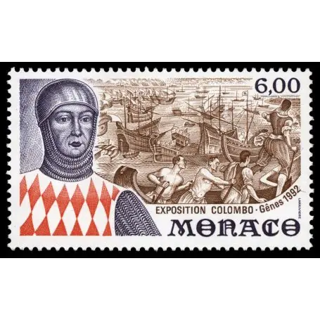 Timbre de collection de Monaco N° 1829 neuf sans charnière Usine Directe