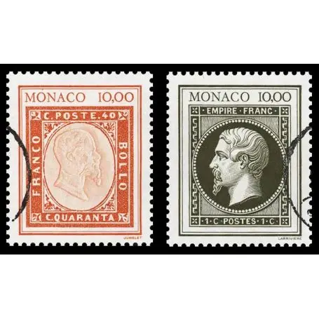 Nouveauté Timbre de collection de Monaco N° 1844/45 neuf sans charnière