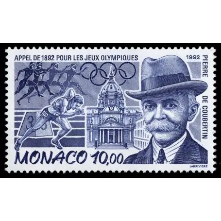 Timbre de collection de Monaco N° 1853 neuf sans charnière Super Prix