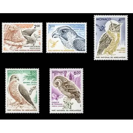 Timbre de collection de Monaco N° 1855/59 neuf sans charnière Livraison Gratuite