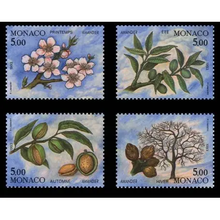 Commander Maintenant Timbre de collection de Monaco N° 1864/67 neuf sans charnière