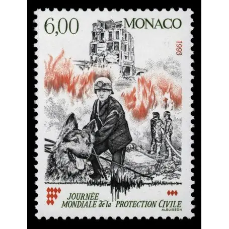 Timbre de collection de Monaco N° 1870 neuf sans charnière Vente Directe