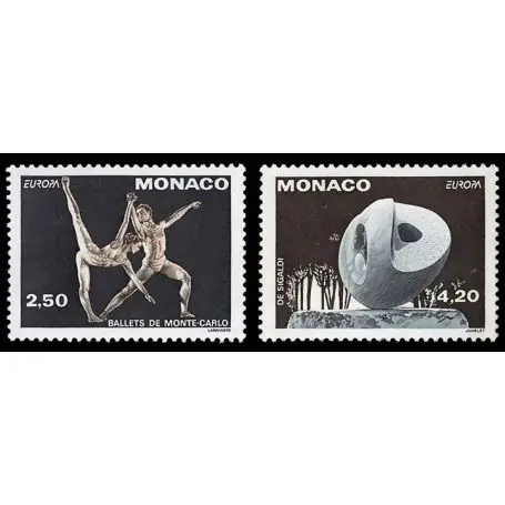 Seulement Aujourd’hui Timbre de collection de Monaco N° 1875/76 neuf sans charnière