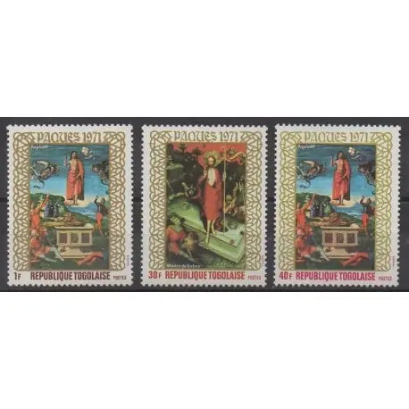 Togo - 1971 - No 703/705 - Pâques Nouveauté