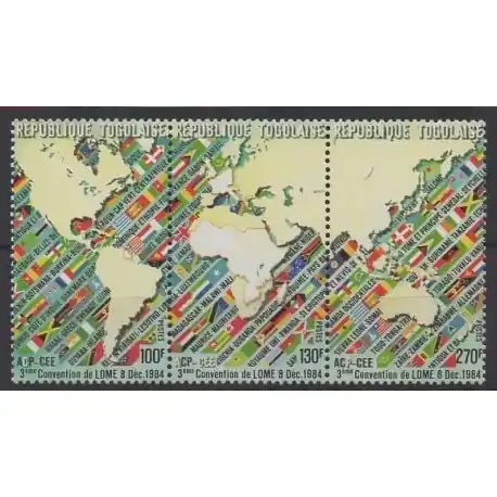 Togo - 1984 - No 1147/1149 Fait Main