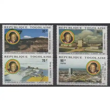 Togo - 1987 - No 1212/1215 - Histoire Gros Lot