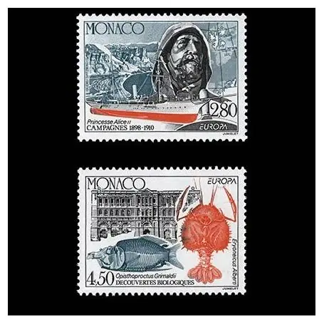 Quantité Limitée Timbre de collection de Monaco N° 1935/36 neuf sans charnière