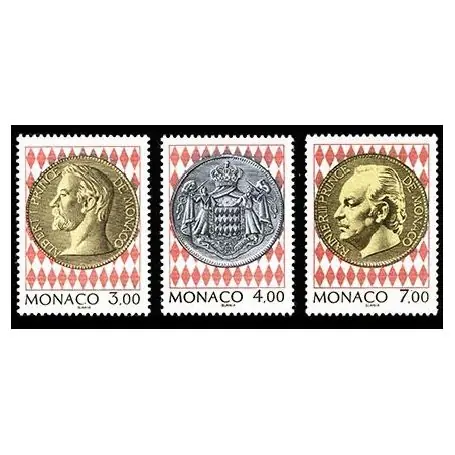 Timbre de collection de Monaco N° 1945/47 neuf sans charnière Petit Prix