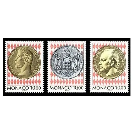 Timbre de collection de Monaco N° 1948/50 neuf sans charnière Achat Immédiat