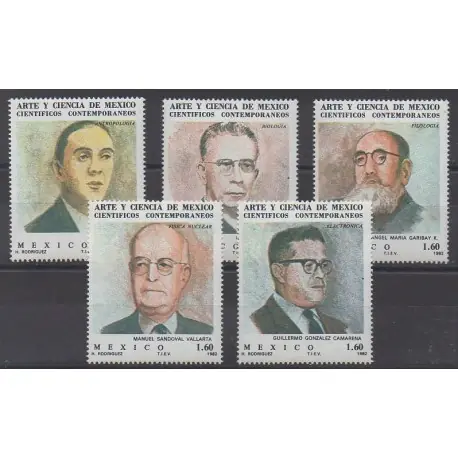 Mexique - 1982 - No 988/992 - Sciences et Techniques Expédition Rapide