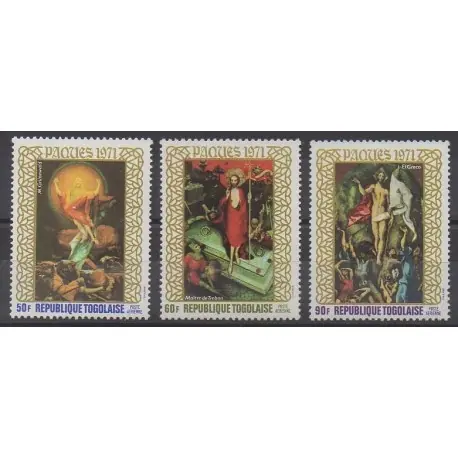 Togo - 1971 - No PA148/PA150 - Pâques - Peinture Retour Gratuit