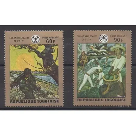 Togo - 1970 - No PA126/PA127 - Télécommunications - Peinture Meilleure Vente