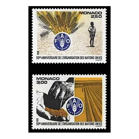 Petit Prix Timbre de collection de Monaco N° 2004/05 neuf sans charnière