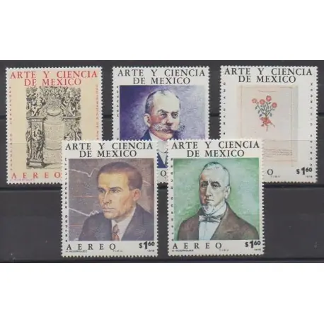 Prix Cassé Mexique - 1975 - No PA400/PA404 - Sciences et Techniques