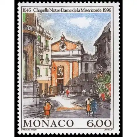 Timbre de collection de Monaco N° 2030 neuf sans charnière Certifié