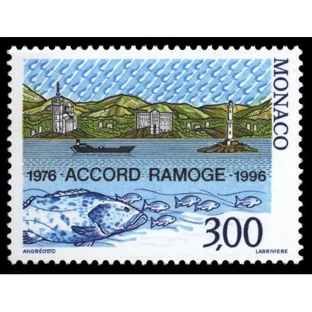 Timbre de collection de Monaco N° 2038 neuf sans charnière Meilleur Choix