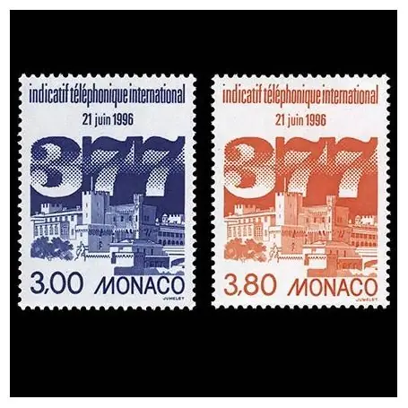 Pas Cher Timbre de collection de Monaco N° 2049/50 neuf sans charnière