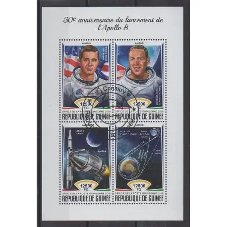 Vente Flash Guinée - 2018 - No 9320/9323 - Espace - Oblitérés