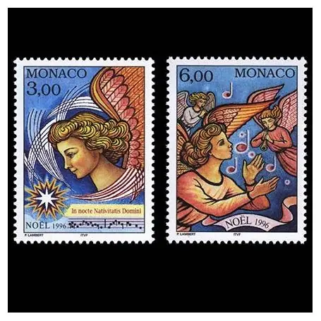 Seulement Aujourd’hui Timbre de collection de Monaco N° 2070/71 neuf sans charnière