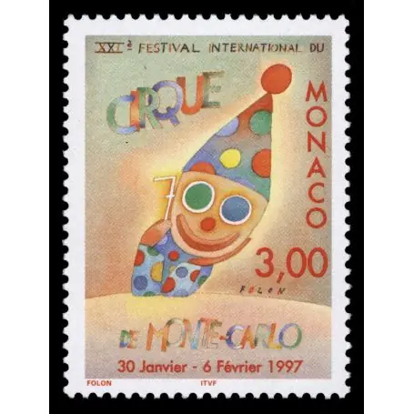 Timbre de collection de Monaco N° 2077 neuf sans charnière Meilleur Prix