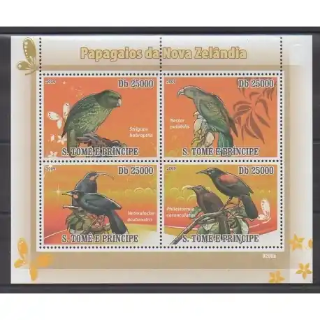 Prix Réduit Saint-Thomas et Prince - 2009 - No 2992/2995 - Oiseaux