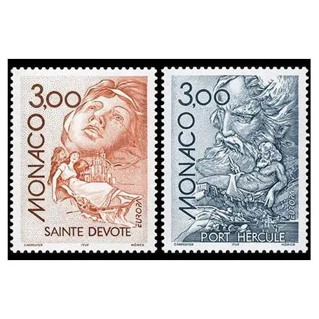 Promotion Timbre de collection de Monaco N° 2104/05 neuf sans charnière
